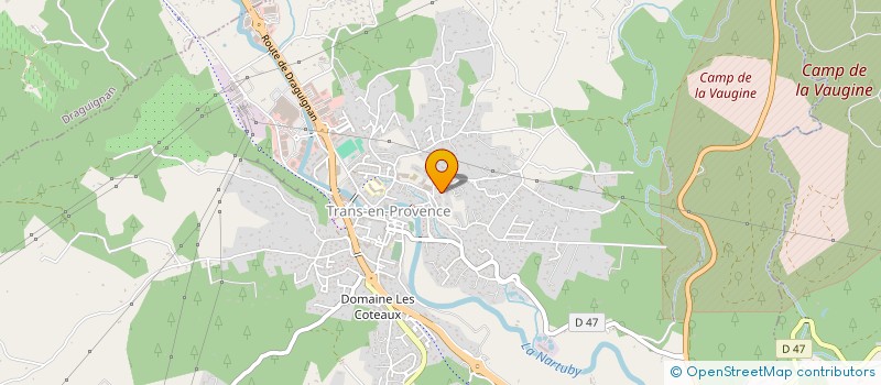 localisation de l'entreprise ELECTRICITE PLOMBERIE CONTROLE D ACCES AUTOMATISMES à TRANS-EN-PROVENCE