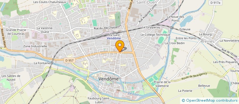 localisation de l'entreprise ELECTRICITE PLOMBERIE DU VAL DE LOIR à VENDOME