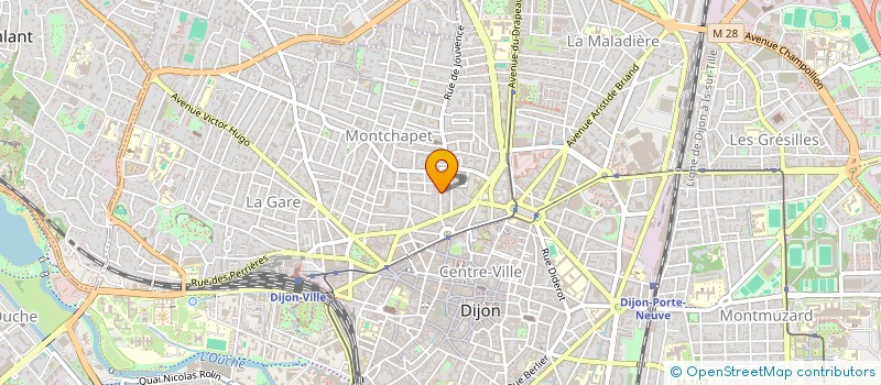 localisation de l'entreprise ELECTRICITE PLOMBERIE SANITAIRE SCE à DIJON