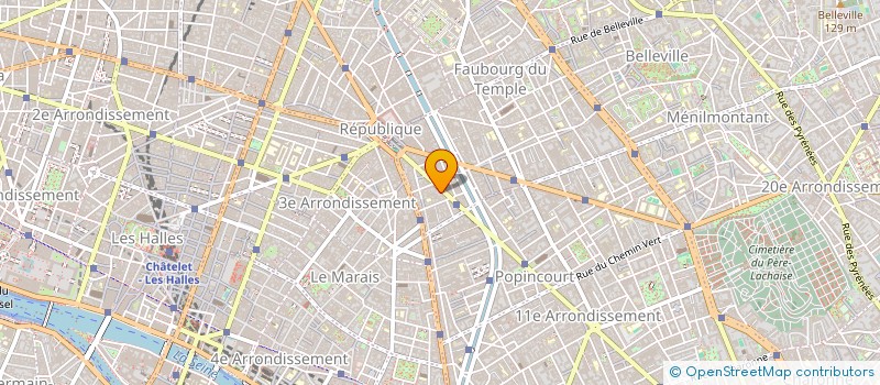 localisation de l'entreprise ELECTRICITE PLUS  PARIS