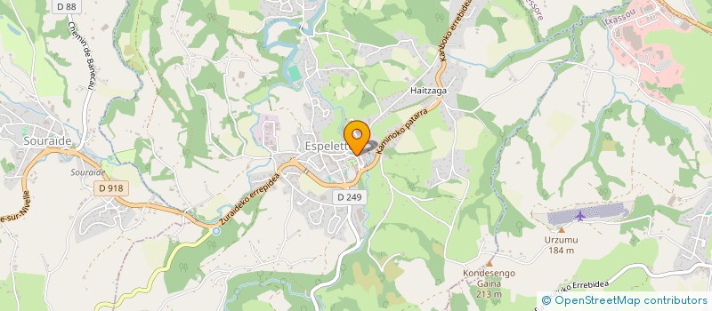 localisation de l'entreprise ELECTRICITE PRO 64  ESPELETTE