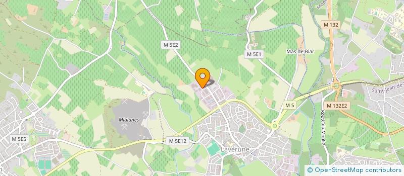 localisation de l'entreprise ELECTRICITE REGION INDUSTRIELLE CAVADORE à LAVERUNE