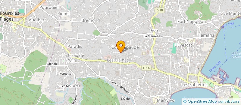 localisation de l'entreprise ELECTRICITE RESEAUX INFORMATIQUE à SIX-FOURS-LES-PLAGES