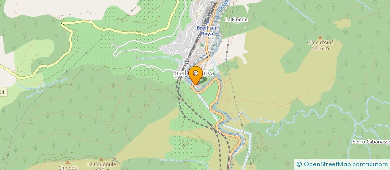localisation de l'entreprise ELECTRICITE REY PIERRE  BREIL-SUR-ROYA