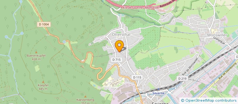 localisation de l'entreprise ELECTRICITE RHENANE  SAVERNE