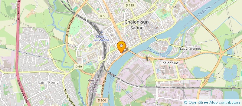 localisation de l'entreprise ELECTRICITE ROCHARD à CHALON-SUR-SAONE