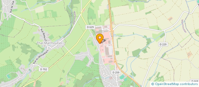 localisation de l'entreprise ELECTRICITE RUNTZ  MARMOUTIER