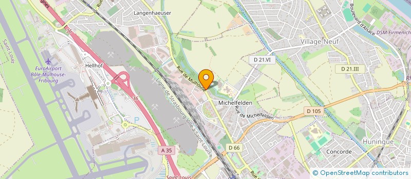 localisation de l'entreprise ELECTRICITE SCHNEIDER à SAINT-LOUIS