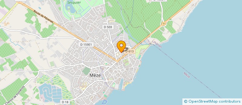localisation de l'entreprise ELECTRICITE SECURITE CONFORT à MEZE