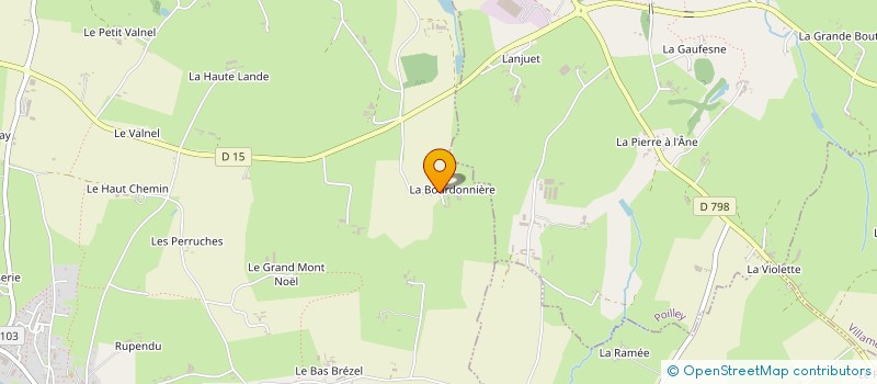 localisation de l'entreprise ELECTRICITE SECURITE DU COGLAIS  LES PORTES DU COGLAIS