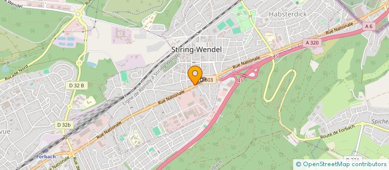 localisation de l'entreprise ELECTRICITE SERVICE à STIRING-WENDEL