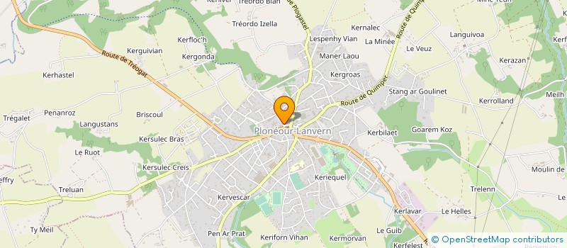 localisation de l'entreprise ELECTRICITE SERVICE BRETAGNE à PLONEOUR-LANVERN