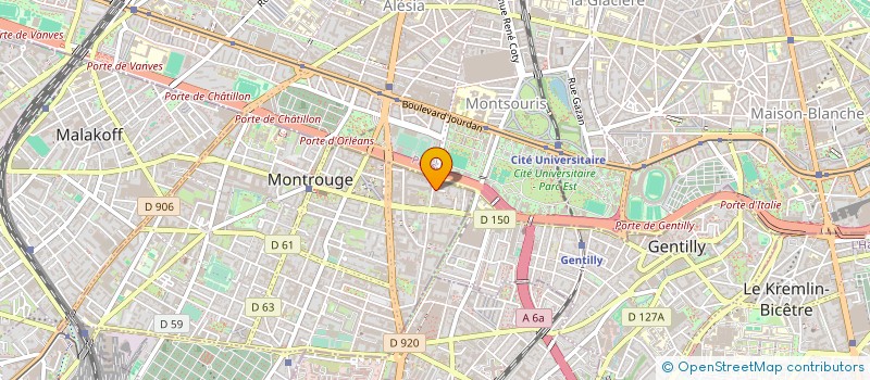 localisation de l'entreprise ELECTRICITE SOLAIRE DE MARCKOLSHEIM B  MONTROUGE