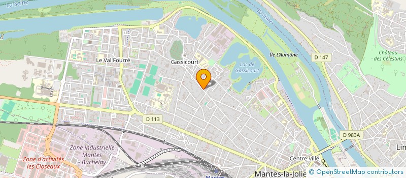 localisation de l'entreprise ELECTRICITE SOLUTION ET SYSTEME  MANTES-LA-JOLIE