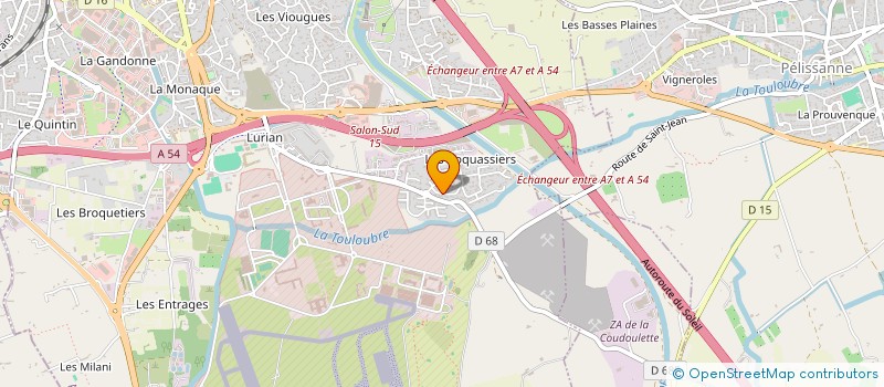 localisation de l'entreprise ELECTRICITE SPRINKLER FROID-ESF à SALON-DE-PROVENCE