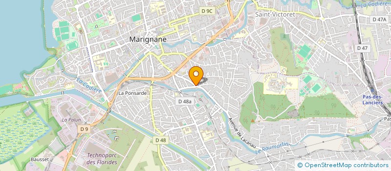 localisation de l'entreprise ELECTRICITE SYSTEME FROID à MARIGNANE