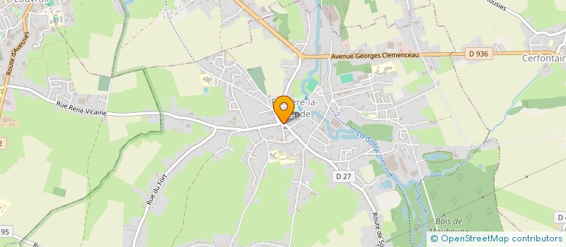 localisation de l'entreprise ELECTRICITE TERTIAIRE INDUSTRIE  FERRIERE-LA-GRANDE