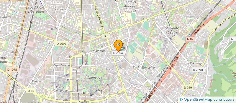 localisation de l'entreprise ELECTRICITE TRADITIONNELLE ET SOLAIRE à GRENOBLE