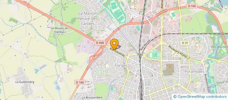 localisation de l'entreprise ELECTRICITE YONNAISE à LA ROCHE-SUR-YON
