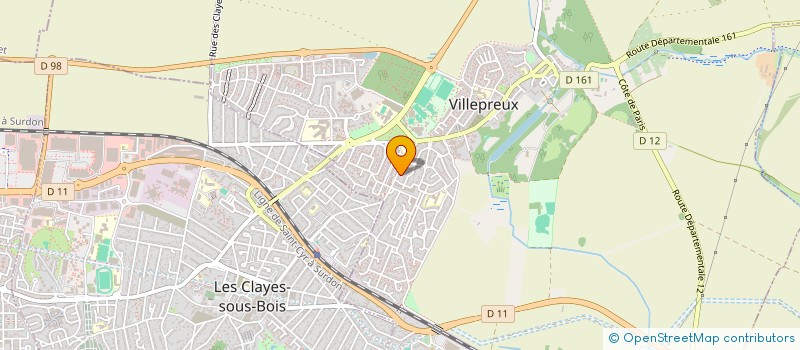 localisation de l'entreprise ELECTRICITES PARISIENNES  VILLEPREUX