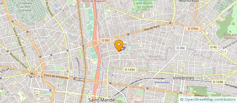localisation de l'entreprise ELECTRICMOOD à MONTREUIL