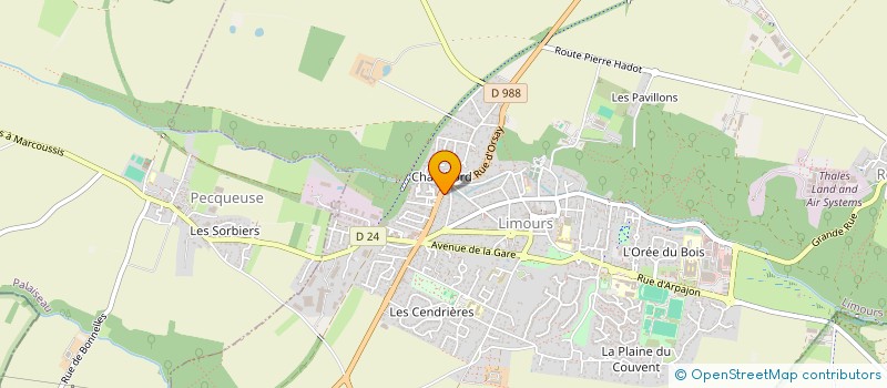 localisation de l'entreprise ELECTRICZYSTEMS à LIMOURS
