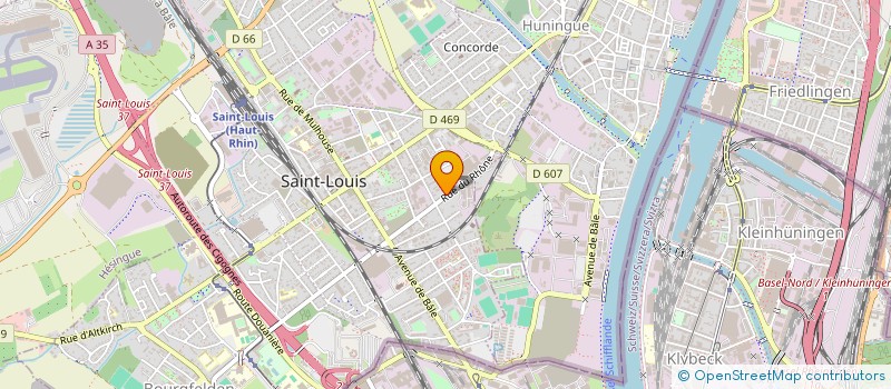 localisation de l'entreprise ELECTRIQUE DES COUSCOUILLETS à SAINT-LOUIS