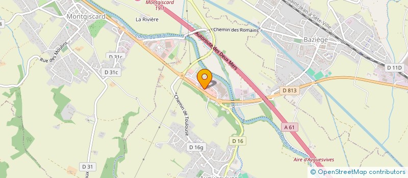 localisation de l'entreprise ELECTRITEC INNOVATION  AYGUESVIVES