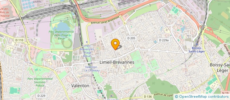 localisation de l'entreprise ELECTRIZ  LIMEIL-BREVANNES