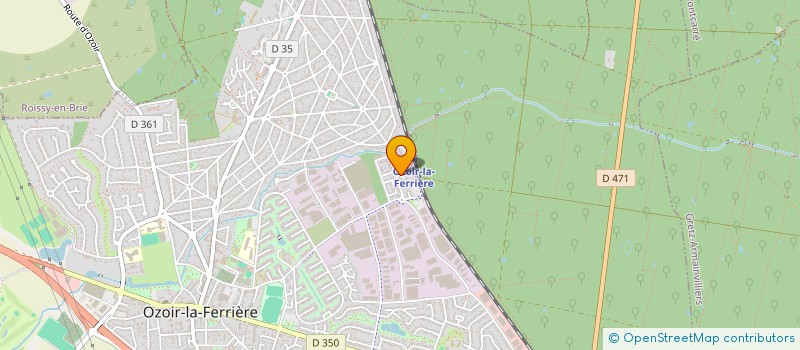 localisation de l'entreprise ELECTRO 2D à OZOIR-LA-FERRIERE