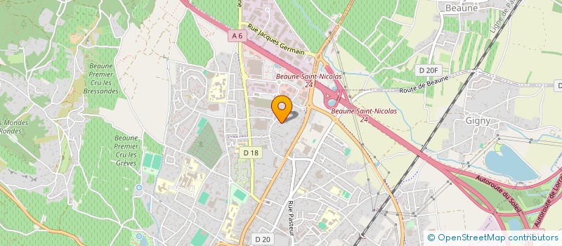 localisation de l'entreprise ELECTRO BEAUNE à BEAUNE