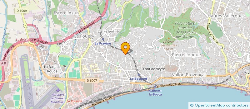 localisation de l'entreprise ELECTRO BOBINAGE MAZEV à CANNES