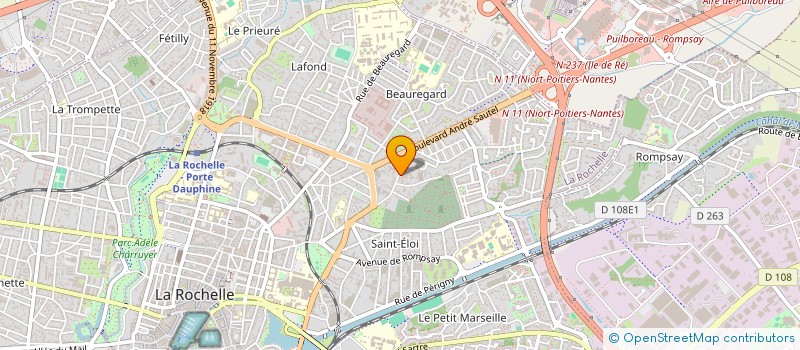 localisation de l'entreprise ELECTRO BY AMNESIA  LA ROCHELLE