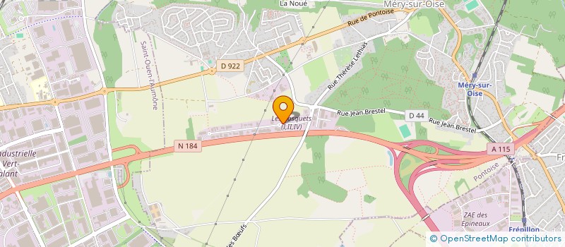 localisation de l'entreprise ELECTRO-CABLAGE INDUSTRIE à SAINT-OUEN-L'AUMONE