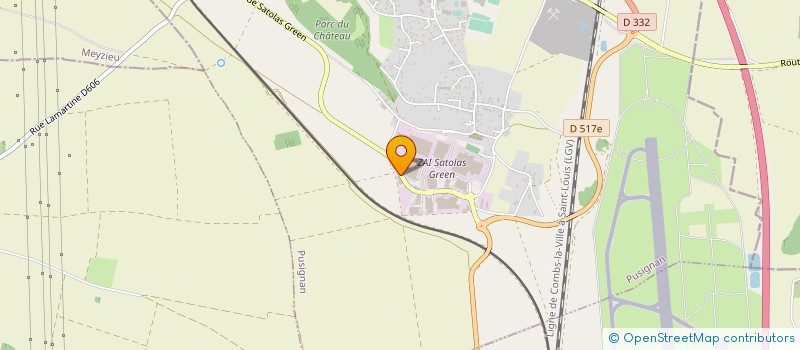 localisation de l'entreprise ELECTRO CALORIQUE  PUSIGNAN