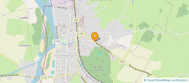 localisation de l'entreprise ELECTRO CENTRE à FOURCHAMBAULT