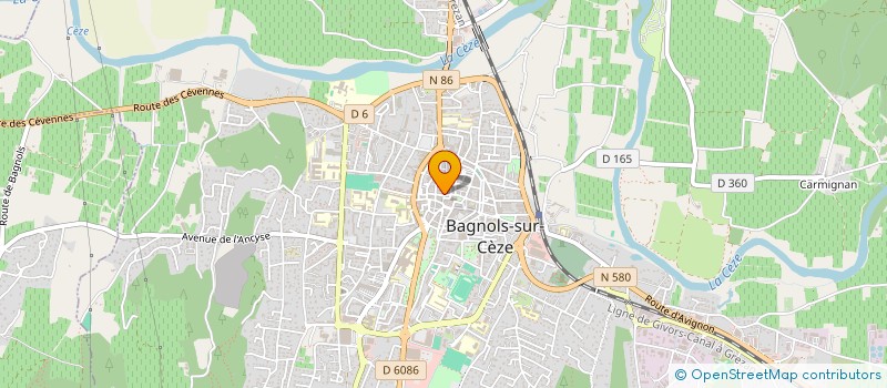 localisation de l'entreprise ELECTRO CLOP à BAGNOLS-SUR-CEZE
