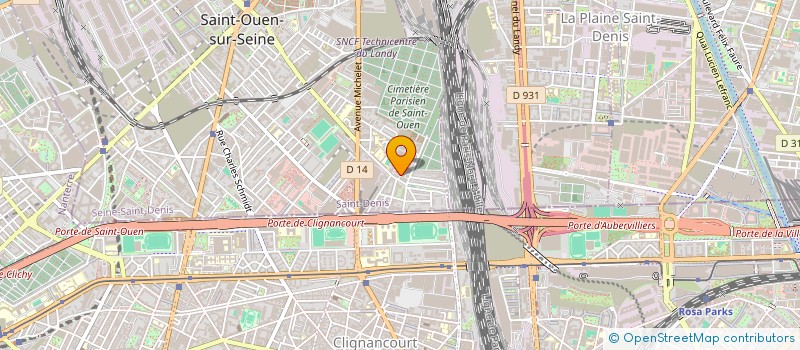 localisation de l'entreprise ELECTRO-CONCEPT à SAINT-OUEN-SUR-SEINE