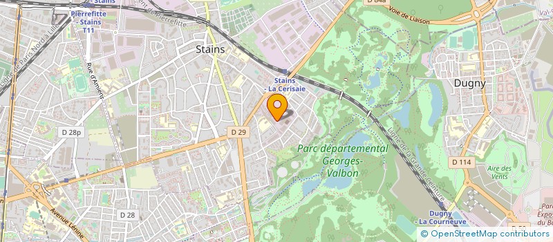 localisation de l'entreprise ELECTRO DECAUX à STAINS