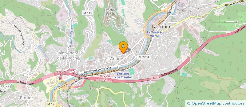 localisation de l'entreprise ELECTRO DECO à NICE