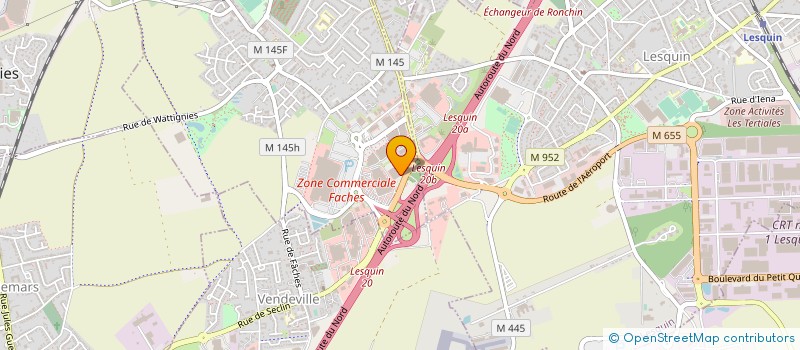 localisation de l'entreprise ELECTRO DEPOT GROUP à FACHES-THUMESNIL