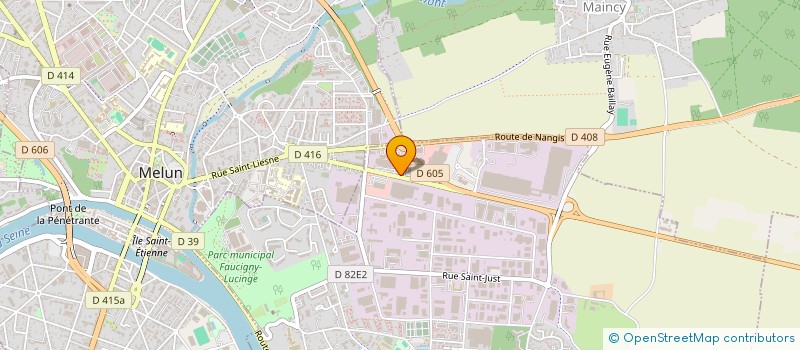 localisation de l'entreprise ELECTRO DIESEL à MELUN