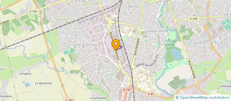localisation de l'entreprise ELECTRO DIESEL SERVICE  LA ROCHE-SUR-YON