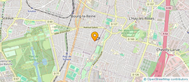 localisation de l'entreprise ELECTRO DIFFUSION COMPOSANT à BOURG-LA-REINE