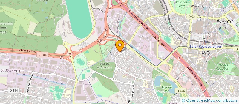 localisation de l'entreprise ELECTRO DISCOUNT 91  EVRY-COURCOURONNES