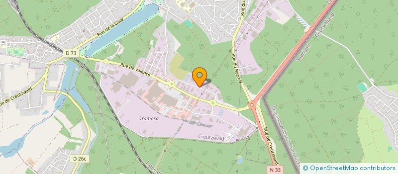 localisation de l'entreprise ELECTRO DISTANCE à CREUTZWALD
