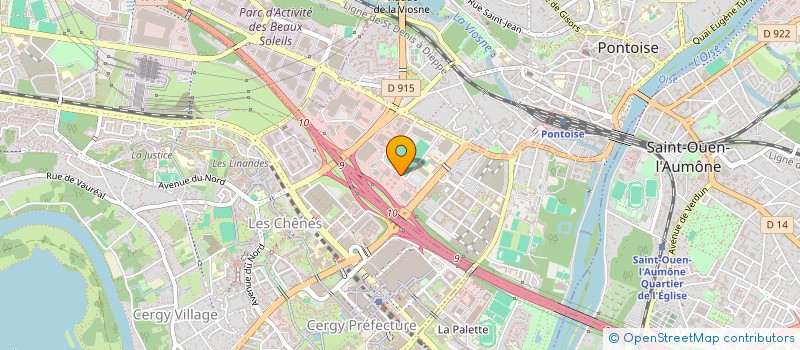 localisation de l'entreprise ELECTRO ELEC  PONTOISE