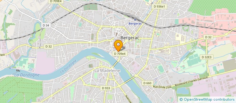 localisation de l'entreprise ELECTRO FIT à BERGERAC