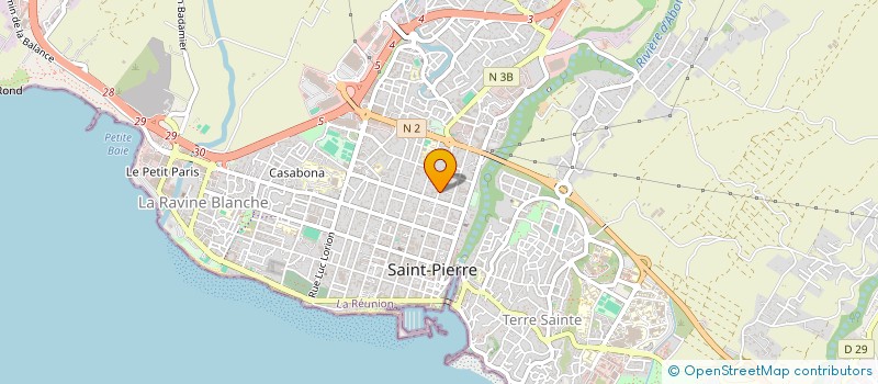 localisation de l'entreprise ELECTRO-FLASH SARL à SAINT-PIERRE