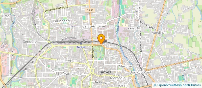 localisation de l'entreprise ELECTRO FORME  TARBES